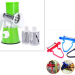 Manual Vegetable Cutter Slicer Hand Crank Multifunction Kitchen Tool for Vegetables, Cheese & Meat