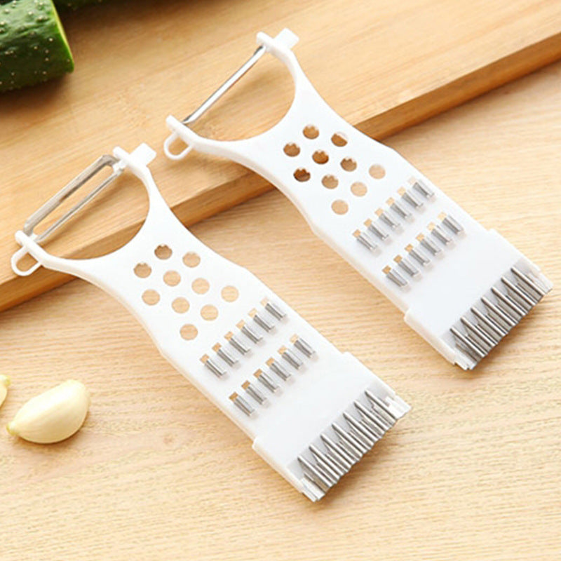 Multifunctional Vegetable Cutter | Stainless Steel Manual Slicer & Dicer | Kitchen Tool for Fruits & Vegetables