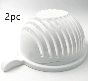 Creative Salad Cutter Bowl – 60-Second Fruit & Vegetable Chopper | BPA-Free, Multi-Function, Easy to Use & Clean
