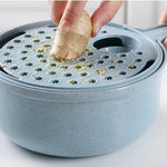 8-in-1 Mandoline Vegetable Slicer & Grater Set with Strainer – Onion, Carrot, Potato Cutter, Peeler & Egg Separator