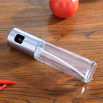BBQ Oil & Vinegar Spray Bottle - Leakproof Push Pump Kitchen Cooking Sprayer for Healthy BBQ & Cooking
