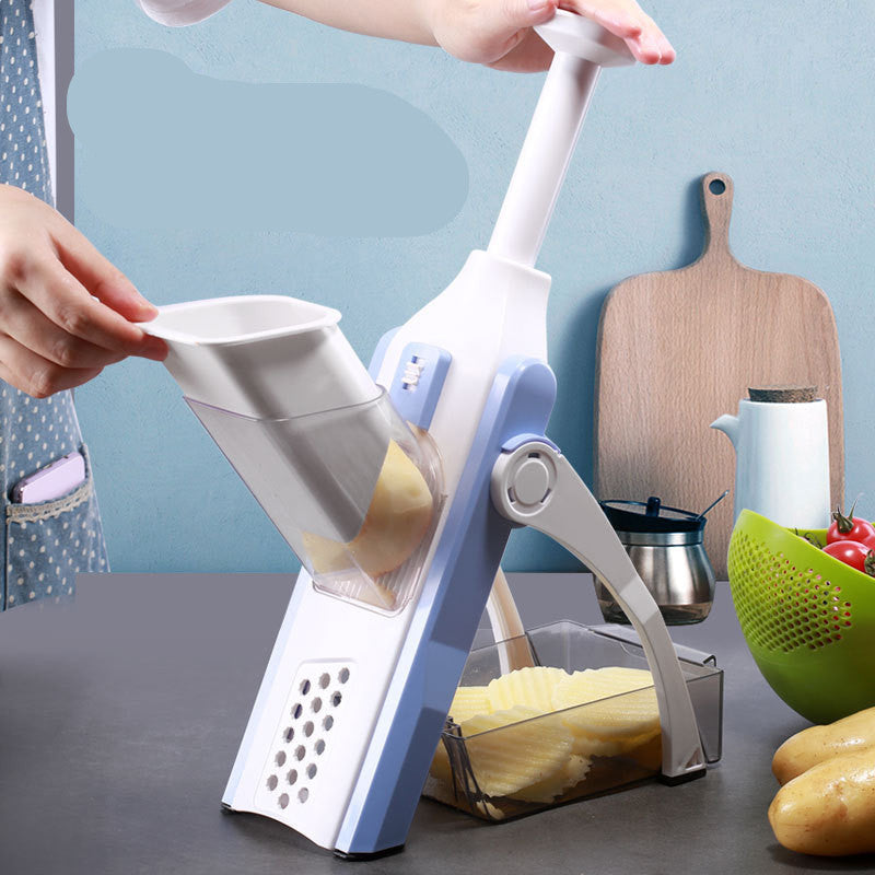 Multifunctional Vegetable Slicer & Cutter 8-in-1 Kitchen Chopper, Grater & Fruit Slicing Tool