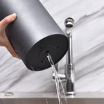 Multifunctional Kitchen Utensils Knife Rack Shelf Large Capacity PP+ABS Knife Holder Organizer