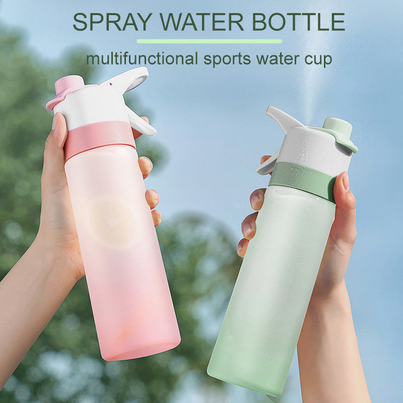 Large Capacity Spray Water Bottle for Girls – Leakproof Fitness & Travel Water Cup with Handle | BPA-Free, 4 Colors