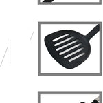 44-Piece Non-Stick Nylon Kitchen Utensils Set Heat-Resistant Cooking Spatula & Spoon Set for Home Chefs