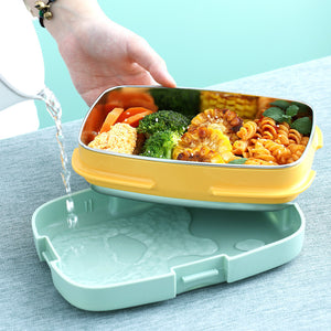 Leakproof Thermal Lunchbox | 304 Stainless Steel Insulated Food Container for Office & School | Portable Bento Box