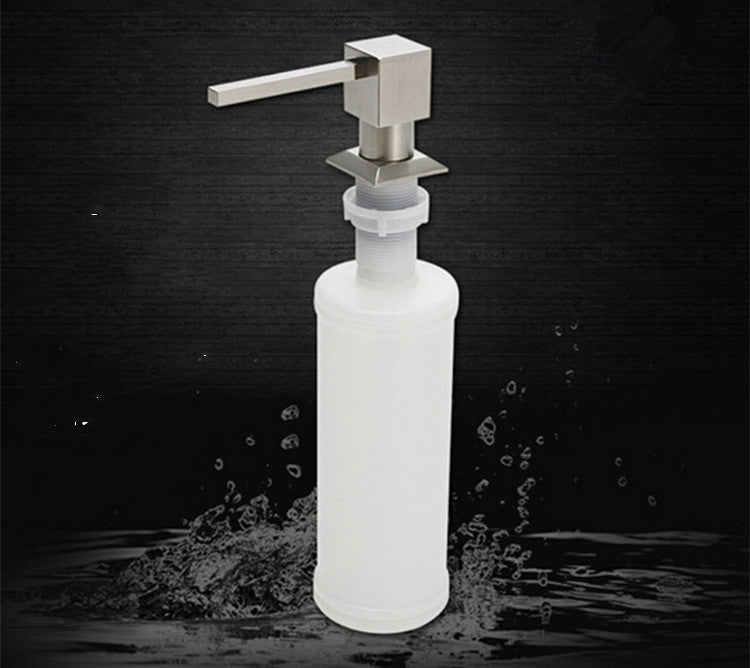 Deck Mounted Kitchen Soap Dispensers - Square & Round Head, Multiple Styles & Capacities, Durable & Stylish Soap Pump for Kitchen Sink