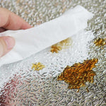 Oil-Proof Aluminum Foil Kitchen Wallpaper Heat & Waterproof Cabinet, Sink, Stove Protector Roll