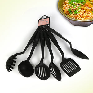 Non-Stick Rubber Kitchen Utensil Set – Shovel & Spoon Kit for Cooking | Heat-Resistant Cooking Tools by Ke Yang