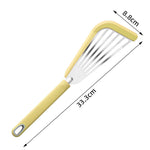 Nonstick Silicone Fish Spatula – Slotted Turner for Fish, Eggs, Pancakes | Heat-Resistant, BPA-Free, No-Scratch Cooking Utensil