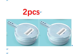 8-in-1 Mandoline Vegetable Slicer & Grater Set with Strainer – Onion, Carrot, Potato Cutter, Peeler & Egg Separator