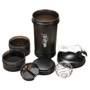 Frosted Shaker Cup 600ML | Leakproof Double-Layer Protein Shaker Bottle | Eco-Friendly High-Temperature Resistant Gym Cup