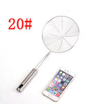 Stainless Steel Kitchen Cooking Utensils Net Drain Eco-Friendly Fine Mesh Strainer for Frying & Boiling