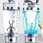 Electric Protein Shake Stirrer USB Blender Bottle | Rechargeable Shaker Cup for Milk, Coffee & Fitness Drinks | 600ml Portable Mixer