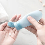 Silicone Travel Bottles for Cosmetics – Leak-Proof Refillable Toiletry Containers | TSA-Approved, Squeeze Bottles for Shampoo & Lotion