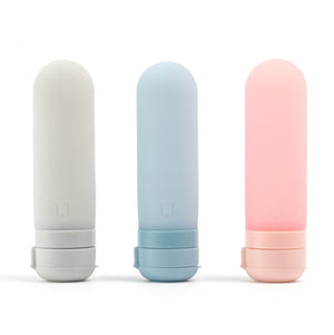 Silicone Travel Bottles for Cosmetics – Leak-Proof Refillable Toiletry Containers | TSA-Approved, Squeeze Bottles for Shampoo & Lotion