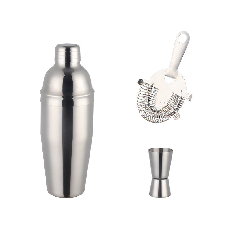 Stainless Steel Titanium-Plated Shaker | Color Cocktail Mixer Cup | Modern Barware for Home, Party & Professional Use