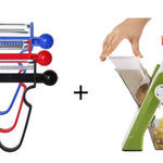 Multifunctional Vegetable Slicer & Cutter 8-in-1 Kitchen Chopper, Grater & Fruit Slicing Tool