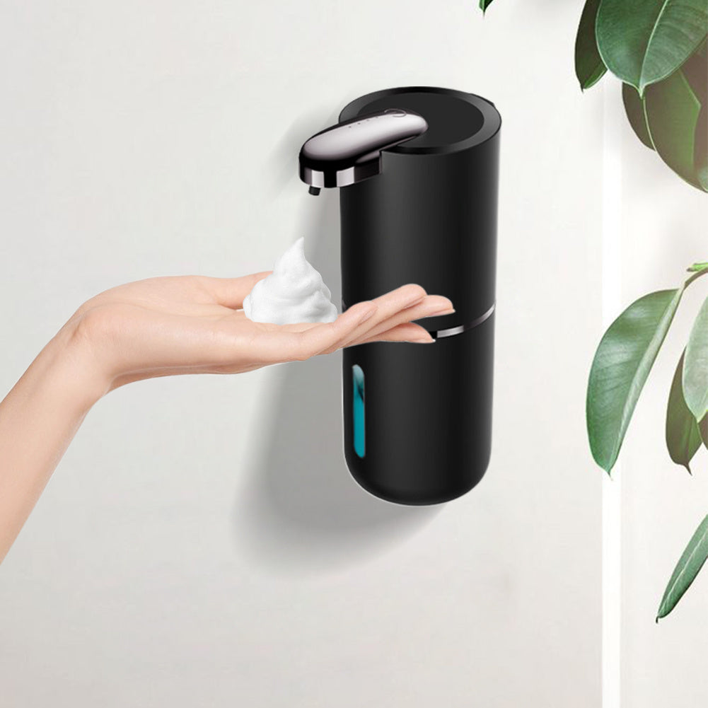 Touchless 380ml Electric Soap Dispenser – Wall Mounted, USB Rechargeable, Infrared Sensor Foam Pump