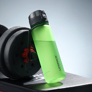 Leak-Proof Tritan Sports Water Bottle with Strap – BPA-Free, Stylish U-Shape Travel Bottle | 350ML–1000ML, Multiple Colors