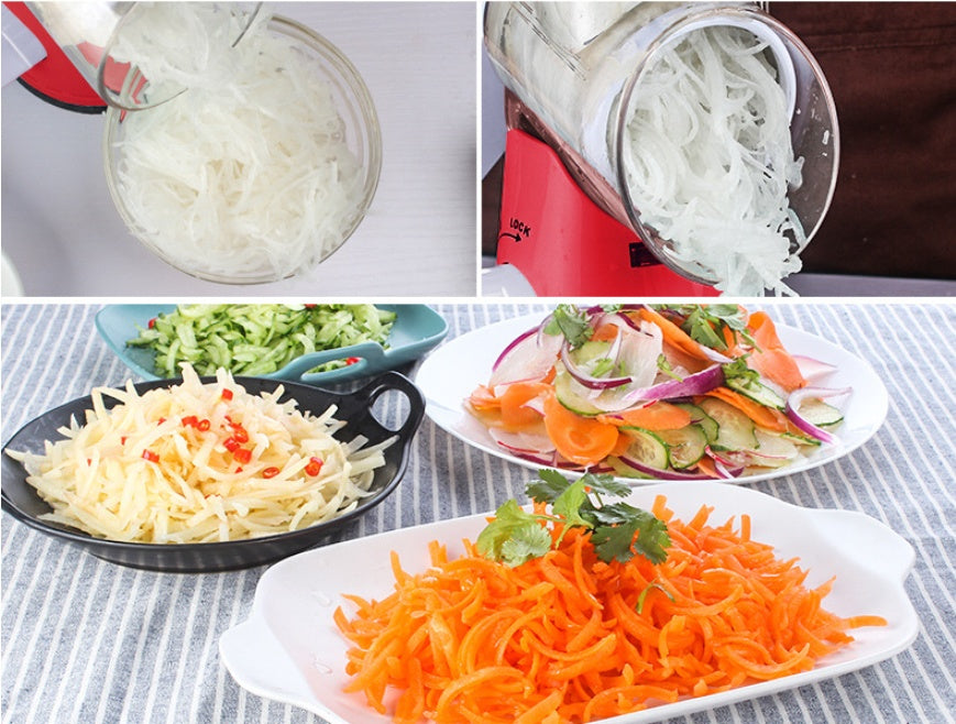 Manual Round Mandoline Slicer – Multifunctional Vegetable & Cheese Cutter | ABS + Stainless Steel, Easy to Use Kitchen Gadget