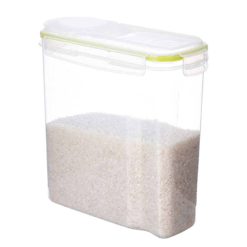 Original Airtight Cereal Container BPA-Free Food Storage Box Locking Lid & Silicone Seal Keep Flour, Sugar, Rice & Snacks Fresh