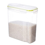 Original Airtight Cereal Container BPA-Free Food Storage Box Locking Lid & Silicone Seal Keep Flour, Sugar, Rice & Snacks Fresh