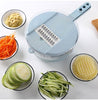 8-in-1 Mandoline Vegetable Slicer & Grater Set with Strainer – Onion, Carrot, Potato Cutter, Peeler & Egg Separator