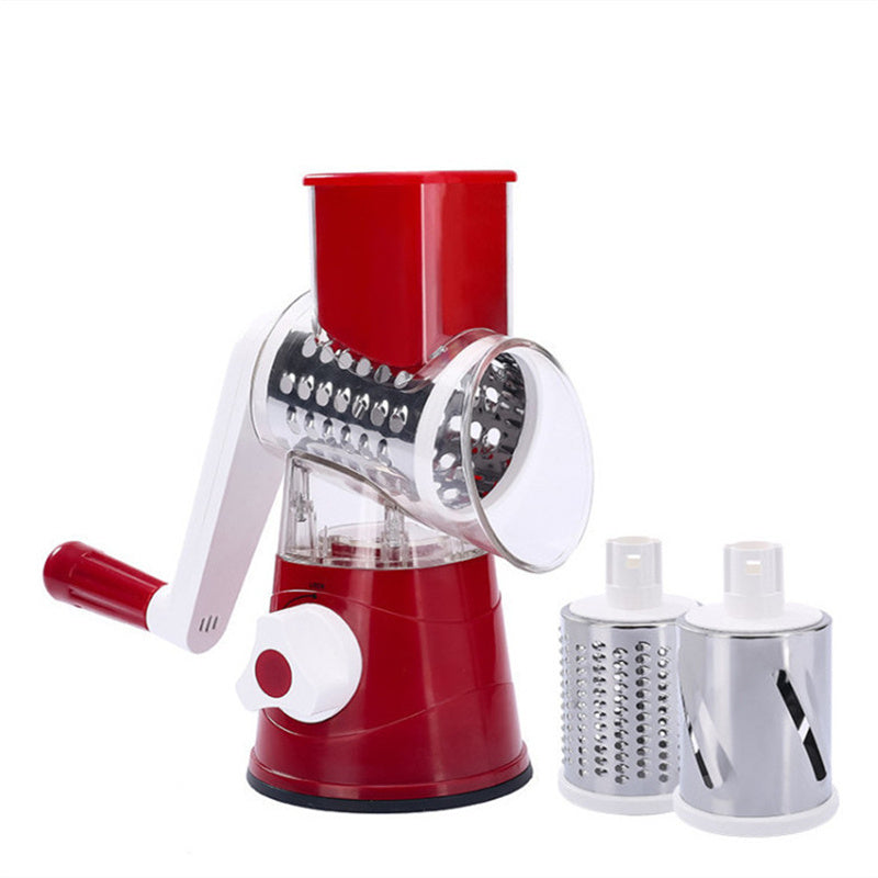 Manual Vegetable Cutter Slicer Hand Crank Multifunction Kitchen Tool for Vegetables, Cheese & Meat