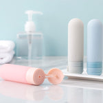Silicone Travel Bottles for Cosmetics – Leak-Proof Refillable Toiletry Containers | TSA-Approved, Squeeze Bottles for Shampoo & Lotion