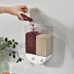 Wall Mounted Food Storage Container – Airtight Grids Kitchen Dispenser