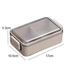 Heated Food Container Bento Box Japanese Thermal Lunch Box with Leak-Proof Design Microwave-Safe & Eco-Friendly