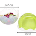 Creative Salad Cutter Bowl – 60-Second Fruit & Vegetable Chopper | BPA-Free, Multi-Function, Easy to Use & Clean