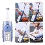 Multifunctional Vegetable Slicer & Cutter 8-in-1 Kitchen Chopper, Grater & Fruit Slicing Tool
