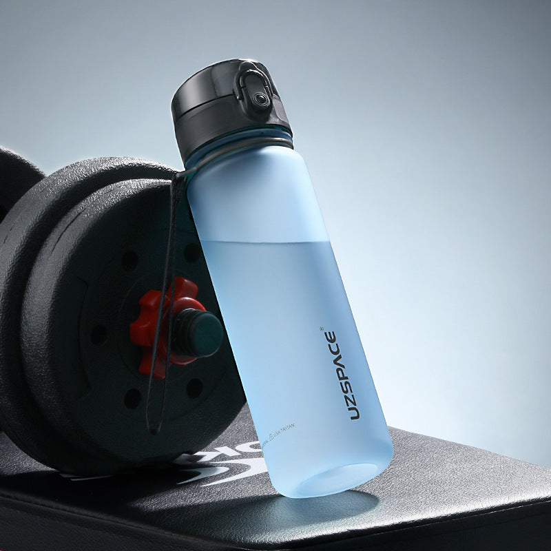 Leak-Proof Tritan Sports Water Bottle with Strap – BPA-Free, Stylish U-Shape Travel Bottle | 350ML–1000ML, Multiple Colors