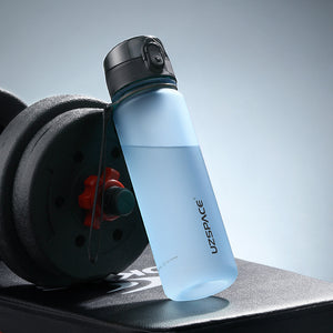 Leak-Proof Tritan Sports Water Bottle with Strap – BPA-Free, Stylish U-Shape Travel Bottle | 350ML–1000ML, Multiple Colors