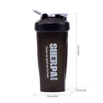 Protein Shaker Bottle | Leakproof Gym Water Bottle with Mixing Ball | BPA-Free Fitness Shaker for Protein & Supplements