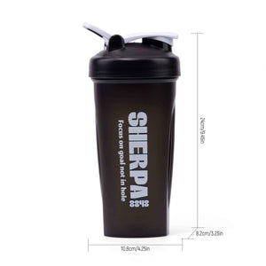 Protein Shaker Bottle | Leakproof Gym Water Bottle with Mixing Ball | BPA-Free Fitness Shaker for Protein & Supplements