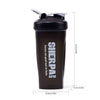 Protein Shaker Bottle | Leakproof Gym Water Bottle with Mixing Ball | BPA-Free Fitness Shaker for Protein & Supplements