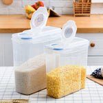 Original Airtight Cereal Container BPA-Free Food Storage Box Locking Lid & Silicone Seal Keep Flour, Sugar, Rice & Snacks Fresh