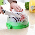 Creative Salad Cutter Bowl – 60-Second Fruit & Vegetable Chopper | BPA-Free, Multi-Function, Easy to Use & Clean