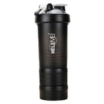 Frosted Shaker Cup 600ML | Leakproof Double-Layer Protein Shaker Bottle | Eco-Friendly High-Temperature Resistant Gym Cup