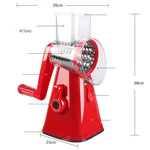 Multi-Functional Vegetable Cutter Hand Drum | Manual Slicer & Shredder for Fruits, Vegetables & Cheese