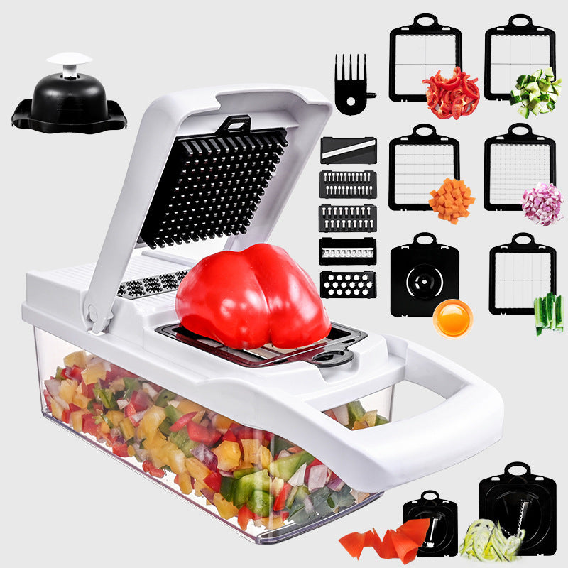 Multi-function Vegetable Chopper 15–26 Piece Kitchen Slicer & Cutter Set for Fast Meal Prep