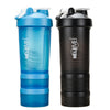Frosted Shaker Cup 600ML | Leakproof Double-Layer Protein Shaker Bottle | Eco-Friendly High-Temperature Resistant Gym Cup