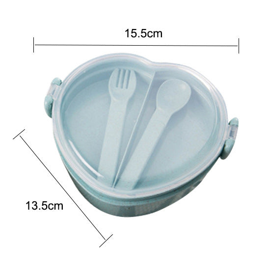 Heated Food Container Bento Box Japanese Thermal Lunch Box with Leak-Proof Design Microwave-Safe & Eco-Friendly