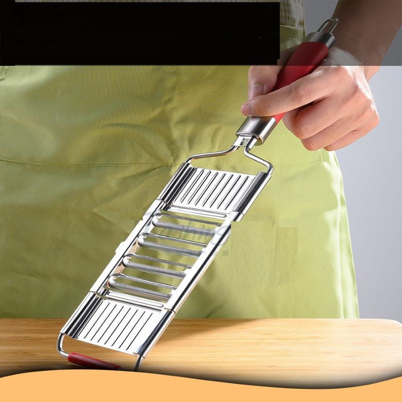 Multifunctional Vegetable Cutter | 4-in-1 Stainless Steel Food Slicer & Grater for Fruits, Cheese & Vegetables