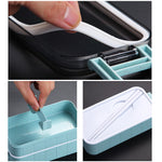 Heated Food Container Bento Box Japanese Thermal Lunch Box with Leak-Proof Design Microwave-Safe & Eco-Friendly