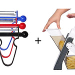 Multifunctional Vegetable Slicer & Cutter 8-in-1 Kitchen Chopper, Grater & Fruit Slicing Tool