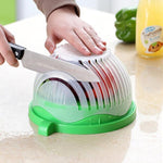 Creative Salad Cutter Bowl – 60-Second Fruit & Vegetable Chopper | BPA-Free, Multi-Function, Easy to Use & Clean
